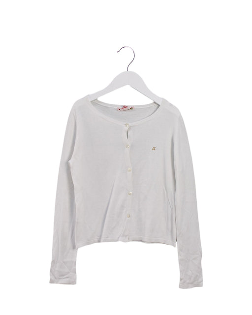 A White Cardigans from Bonpoint in size 10Y for girl. (Front View)