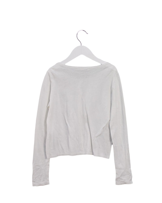 A White Cardigans from Bonpoint in size 10Y for girl. (Back View)