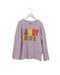 A Pink Long Sleeve Tops from Crewcuts in size 8Y for girl. (Front View)