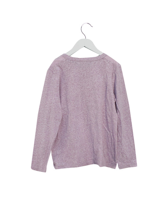 A Pink Long Sleeve Tops from Crewcuts in size 8Y for girl. (Back View)