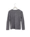 A Grey Long Sleeve Tops from Crewcuts in size 8Y for girl. (Back View)
