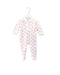 A White Onesies from Tartine et Chocolat in size 6-12M for girl. (Front View)
