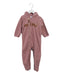 A Pink Long Sleeve Jumpsuits from Mini Rodini in size 12-18M for girl. (Front View)