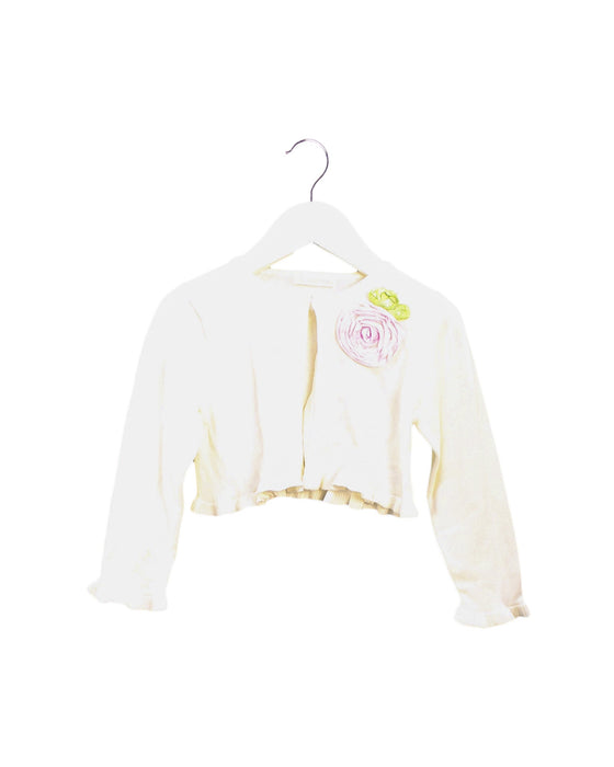 A Ivory Cardigans from Cinderella in size 4T for girl. (Front View)