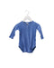 A Blue Long Sleeve Bodysuits from Seed in size 3-6M for boy. (Front View)