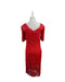 A Red Short Sleeve Dresses from Mamalicious in size S for girl. (Back View)