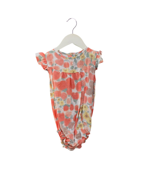 A Orange Sleeveless Bodysuits from Tocoto Vintage in size 12-18M for girl. (Front View)