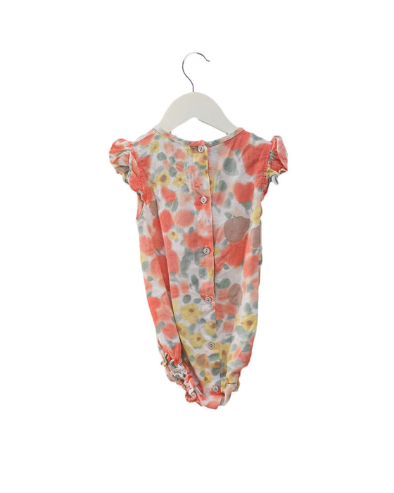 A Orange Sleeveless Bodysuits from Tocoto Vintage in size 12-18M for girl. (Back View)