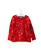 A Red Crewneck Sweatshirts from Bonpoint in size 3T for girl. (Front View)