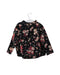 A Black Long Sleeve Tops from Bonpoint in size 3T for girl. (Back View)