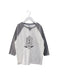 A Grey Long Sleeve Tops from Petit Bateau in size 12Y for girl. (Front View)