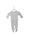A White Onesies from Mori in size 0-3M for neutral. (Back View)