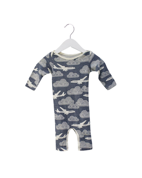 A Blue Long Sleeve Jumpsuits from Winter Water Factory in size 0-3M for boy. (Front View)