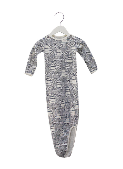 A Navy Sleepsacs from Winter Water Factory in size 0-3M for boy. (Front View)