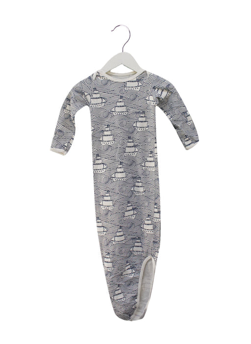 A Navy Sleepsacs from Winter Water Factory in size 0-3M for boy. (Front View)