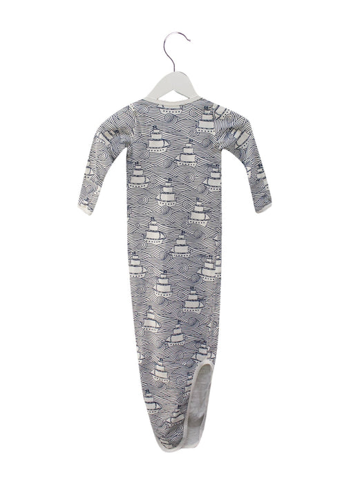 A Navy Sleepsacs from Winter Water Factory in size 0-3M for boy. (Back View)