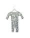 A Grey Long Sleeve Jumpsuits from Winter Water Factory in size 0-3M for neutral. (Back View)