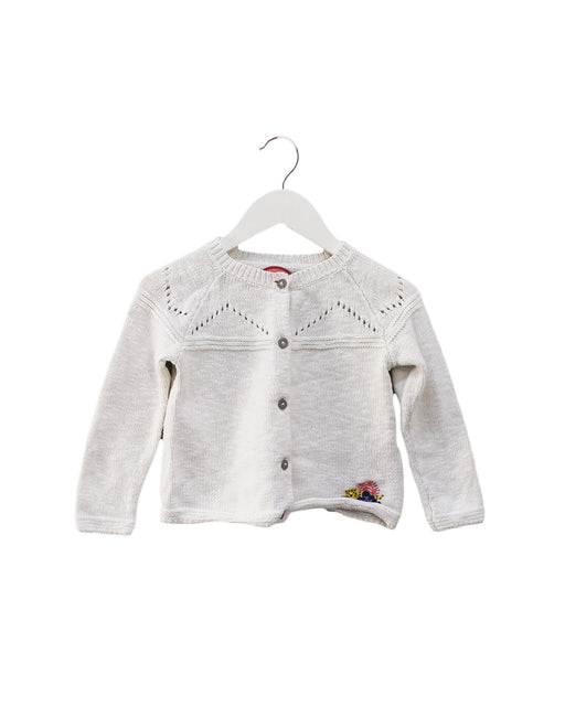 A White Cardigans from Sergent Major in size 3T for girl. (Front View)