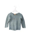 A Teal Cardigans from La Petite Collection in size 2T for girl. (Front View)