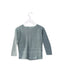 A Teal Cardigans from La Petite Collection in size 2T for girl. (Back View)