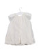 A Ivory Short Sleeve Dresses from Bonpoint in size 0-3M for girl. (Back View)