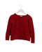 A Red Knit Sweaters from Kingkow in size 5T for girl. (Front View)