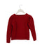 A Red Knit Sweaters from Kingkow in size 5T for girl. (Back View)
