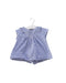 A Blue Short Sleeve Tops from Jacadi in size 3-6M for girl. (Front View)