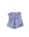 A Blue Short Sleeve Tops from Jacadi in size 3-6M for girl. (Back View)