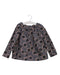 A Grey Long Sleeve Tops from Bonpoint in size 3T for girl. (Front View)
