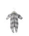 A Grey Onesies from Petit Bateau in size 0-3M for boy. (Front View)