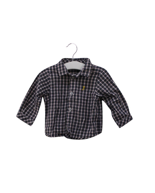 A Navy Shirts from Jacadi in size 3-6M for boy. (Front View)