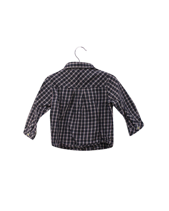 A Navy Shirts from Jacadi in size 3-6M for boy. (Back View)