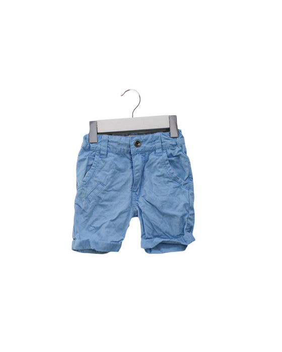 A Blue Shorts from Timberland in size 3-6M for boy. (Front View)