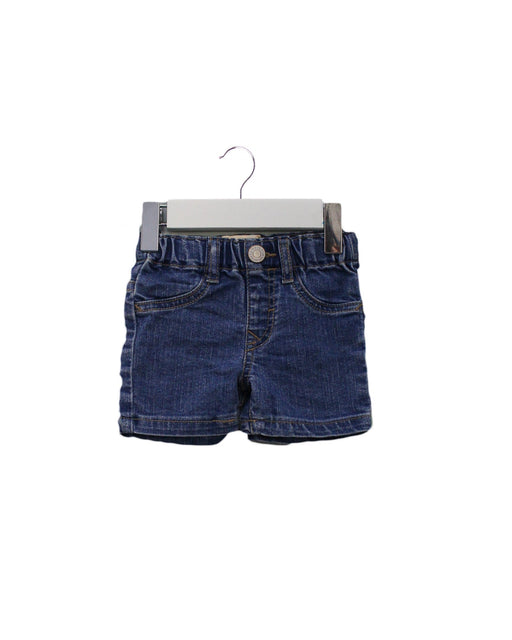 A Blue Shorts from Levi's in size 3-6M for boy. (Front View)