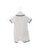 A White Short Sleeve Rompers from Petit Bateau in size 3-6M for boy. (Back View)
