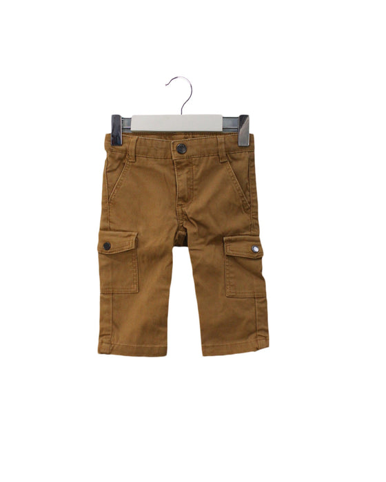 A Brown Casual Pants from Jacadi in size 3-6M for boy. (Front View)