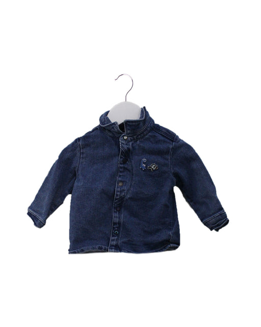 A Blue Lightweight Jackets from Sergent Major in size 3-6M for boy. (Front View)