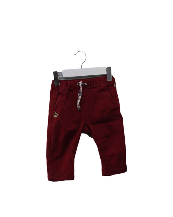 A Red Casual Pants from Sergent Major in size 3-6M for boy. (Front View)