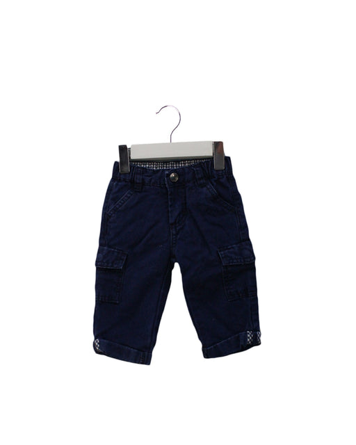 A Blue Casual Pants from Jacadi in size 3-6M for boy. (Front View)