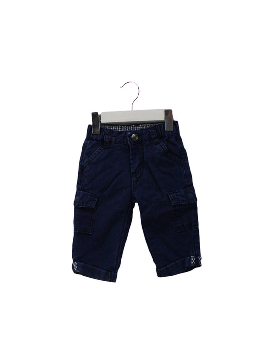 A Blue Casual Pants from Jacadi in size 3-6M for boy. (Front View)