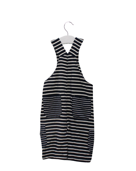 A Navy Long Overalls from Jojo Maman Bébé in size 6-12M for boy. (Back View)