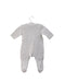 A White Onesies from Bout'Chou in size 3-6M for girl. (Back View)