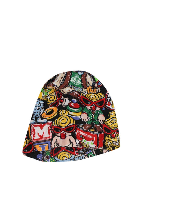 A Multicolour Beanies from Hysteric Mini in size O/S for boy. (Front View)