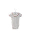 A White Short Sleeve Bodysuits from Petit Bateau in size 3-6M for girl. (Front View)