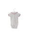 A White Short Sleeve Bodysuits from Petit Bateau in size 3-6M for girl. (Back View)