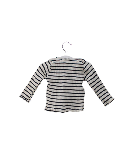 A Ivory Long Sleeve Tops from minimalisma in size 6-12M for girl. (Back View)