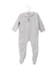 A White Onesies from Bout'Chou in size 12-18M for girl. (Front View)