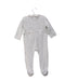 A White Onesies from Bout'Chou in size 12-18M for girl. (Back View)