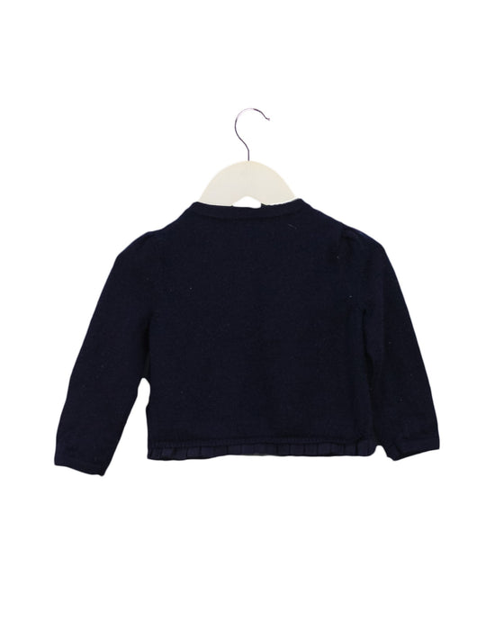 A Navy Cardigans from Nicholas & Bears in size 12-18M for girl. (Back View)